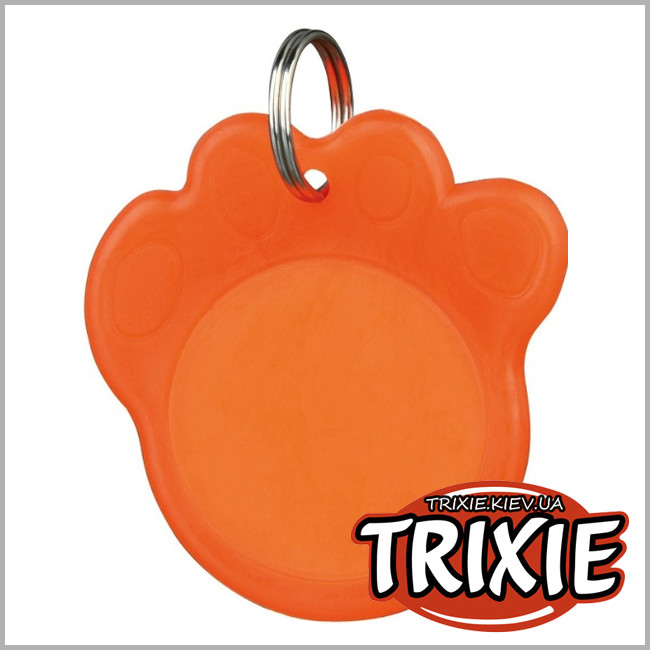 ТРИКСИ Украина - Брелок для собак Trixie I.D. Tag for Dogs (фосфоресцирующий 3.5см)