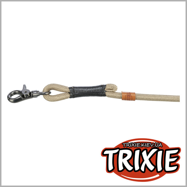 ТРІКСІ Україна - Поводок для собак Trixie 17201 "BE NORDIC",S-M: 1.00м/8мм,темно-сірий/коричневий