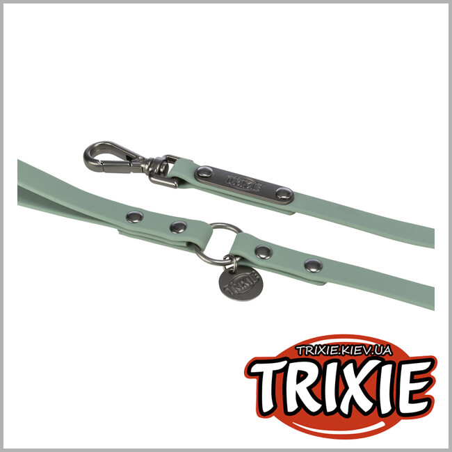 ТРИКСИ Украина - Поводок "CityStyle", Trixie 1971019 ПВХ, S-M: 1.20м/13мм, шалфей