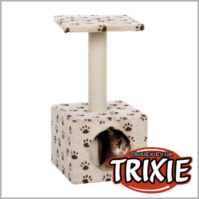 ТРІКСІ Україна - Junior Trixie 43354 драпак/будиночок "Zamora", 60 см, беж з лапами