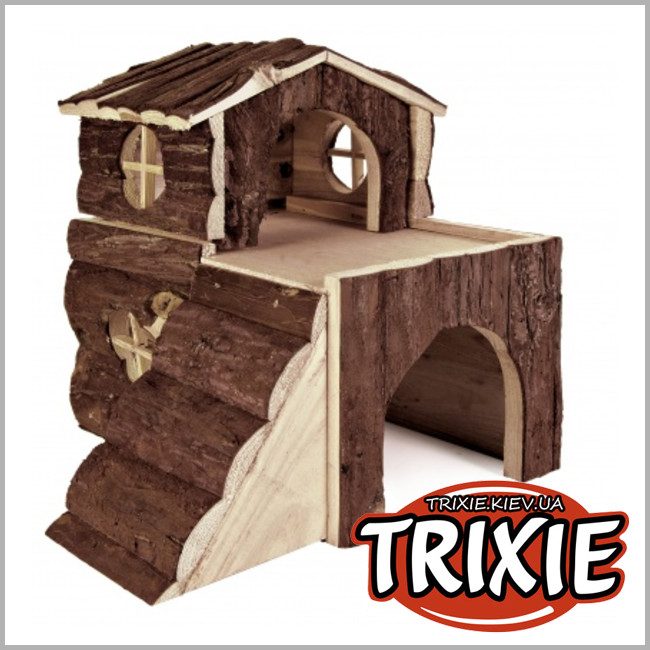 ТРИКСИ Украина - Деревянный домик для хомяка  TRIXIE - Bjork (Размер: 29х20х30см)