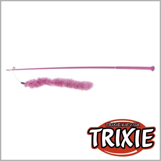 ТРИКСИ Украина - Удочка для кошки Trixie XXL с боа из перьев (65 cm)