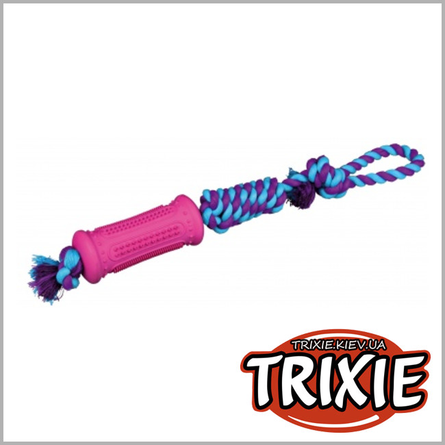 ТРИКСИ Украина -  Палочка на канате для собак TRIXIE - Denta Fun