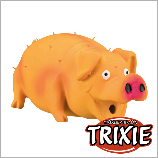 ТРИКСИ Украина - Игрушка  для собак TRIXIE - Cвинья со щетиной