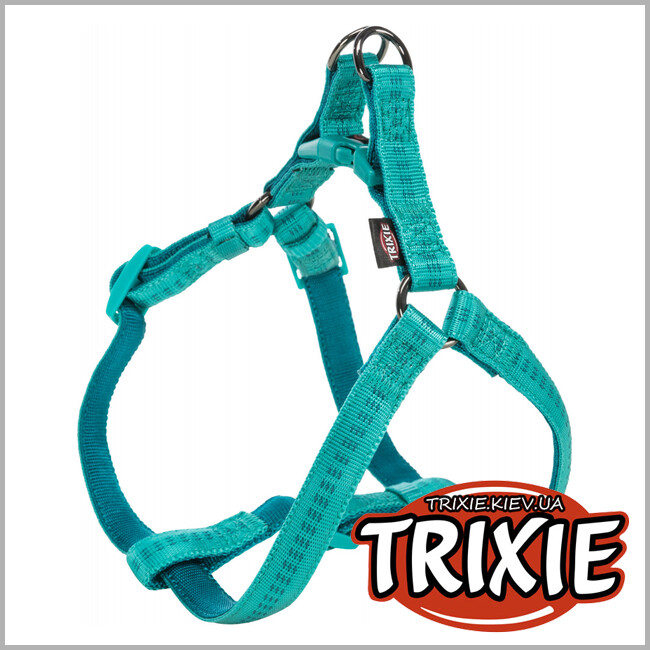 ТРІКСІ Україна - Шлея Softline Elegance-TRIXIE (Розмір XS-S: 30-40см/10мм, океан/петрол)