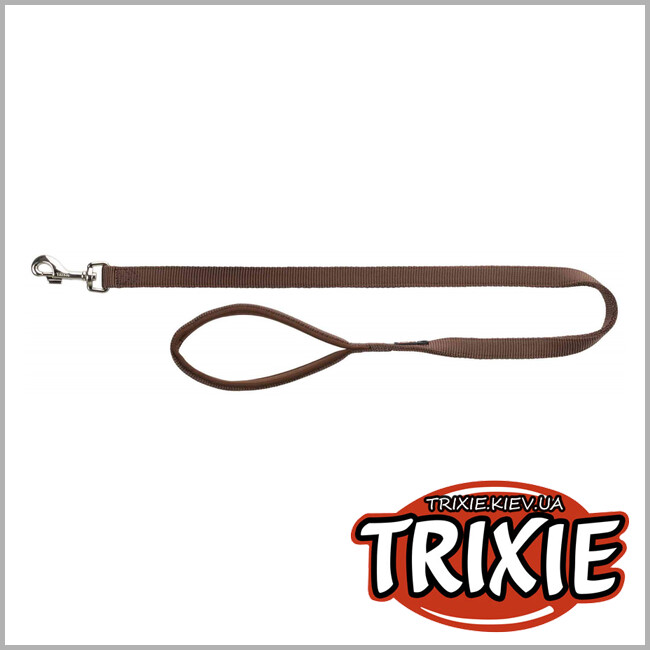 ТРІКСІ Україна - Повідець Premium-TRIXIE ( Розмір: 1.20м/15мм, мокка)