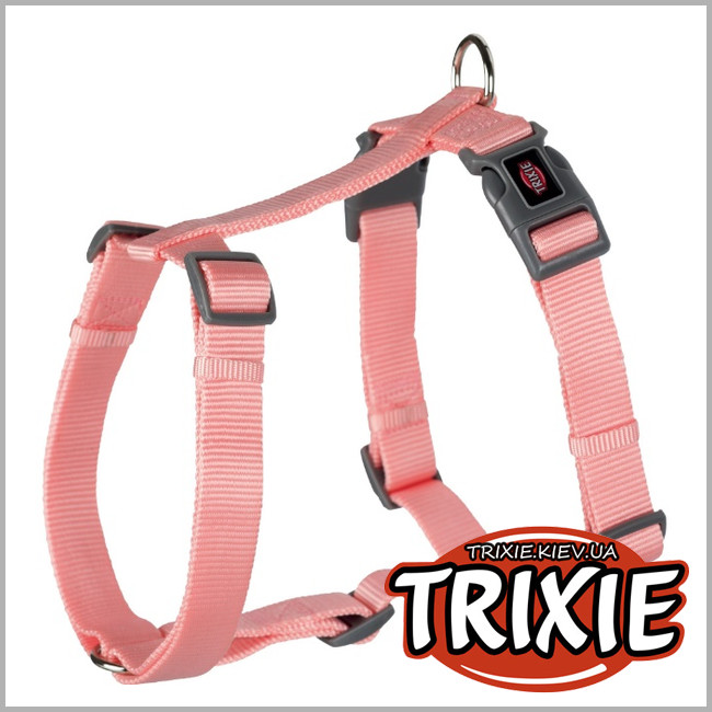 ТРІКСІ Україна - Шлей для собак TRIXIE Premium (Розмір: 75–100 см/25мм Колір: рожевий)