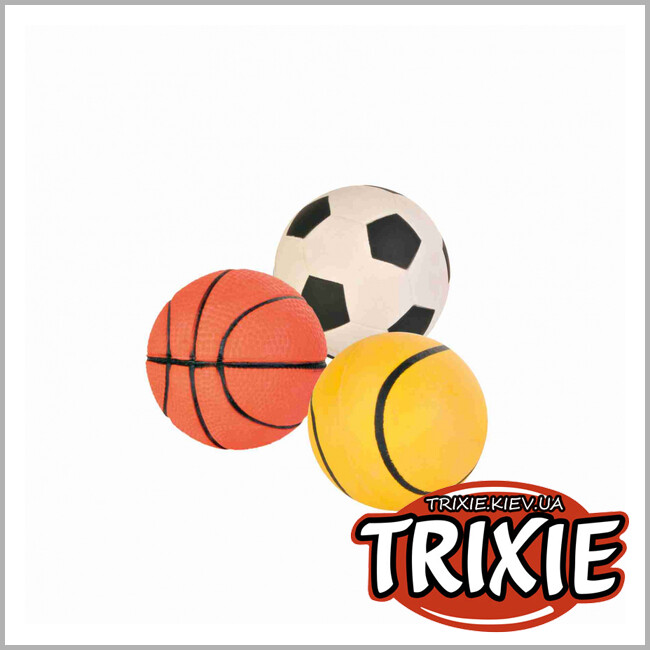 ТРИКСИ Украина - Мяч резиновый для собак TRIXIE (плавающий 7см)