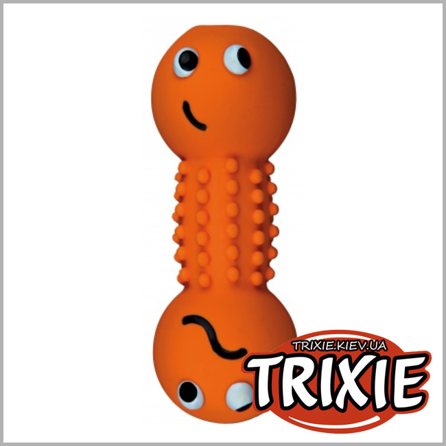 ТРИКСИ Украина - Гантель Смайл  Trixie Smile (латекс со звуком 19см)