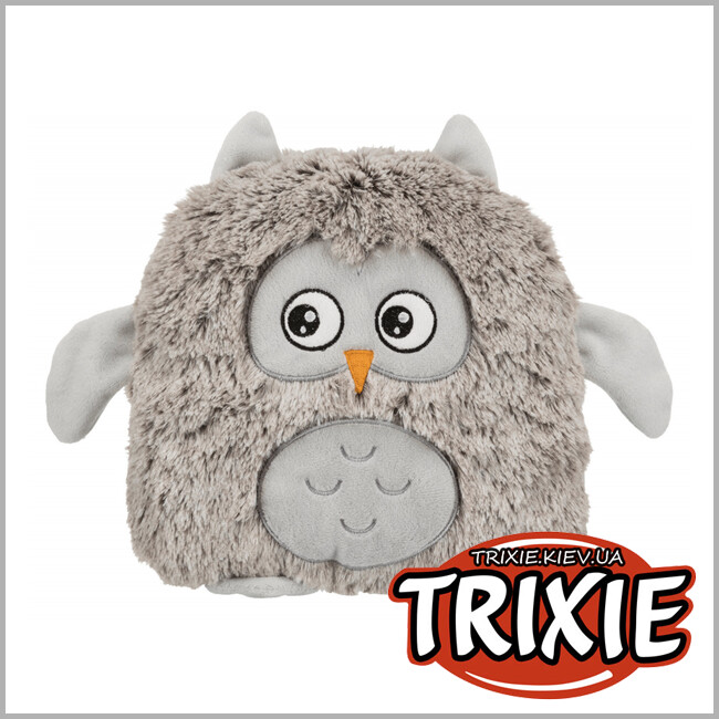 ТРИКСИ Украина - Сова Trixie Dog Toy Owl (плюш со звуком 26 см)