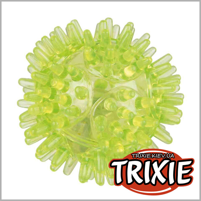 ТРИКСИ Украина - TRP светящийся мяч Trixie Flashing Hedgehog Ball (TRP светящийся 5см)