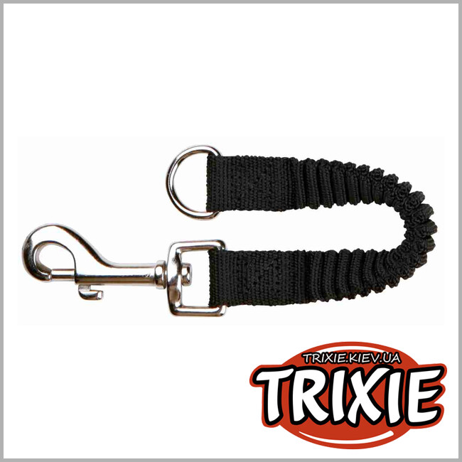 ТРИКСИ Украина - Амортизатор Trixie 12747 для поводка, M-L: 26см/20мм, черный