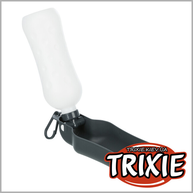 ТРИКСИ Украина - Поилка раскладная дорожная с миской Trixie Bottle with Bowl   (Обьем: 500мл)
