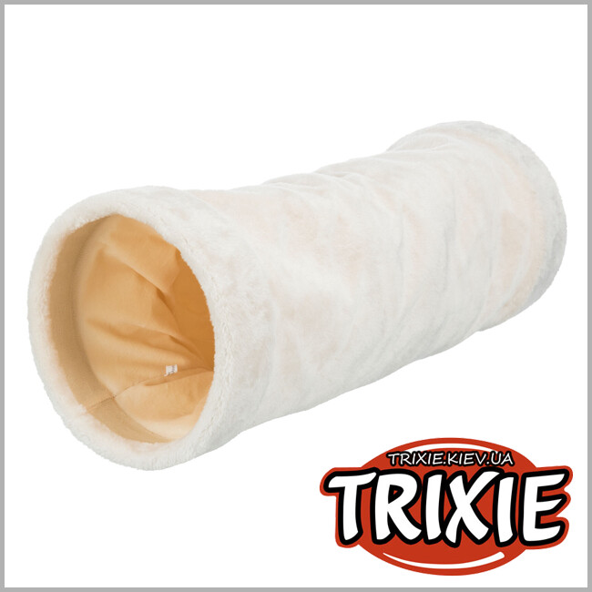 ТРІКСІ Україна - Ігровий тунель для тварин Trixie 42981 (плюш), 22х60 см, беж