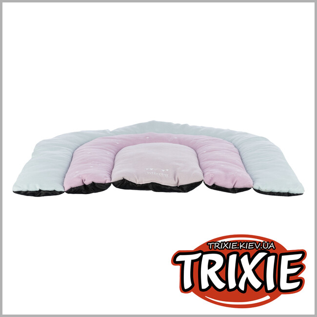 ТРИКСИ Украина - Junior Trixie 38247 лежак "Patchwork", 68х62см, мятный/светло-сиреневый/розовый