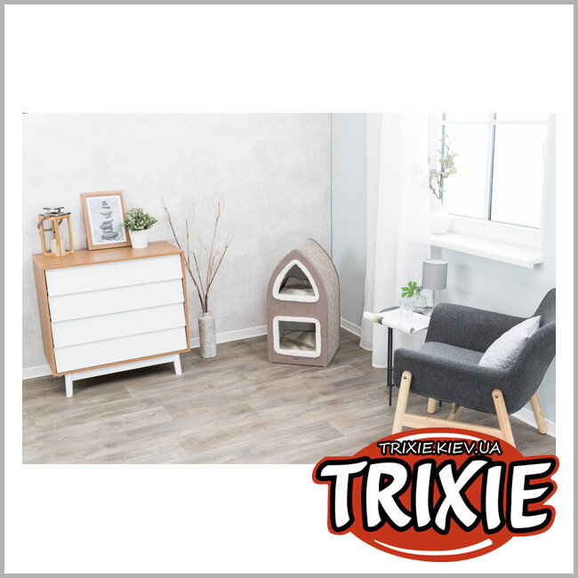 ТРИКСИ Украина - Драпак-башня TRIXIE Marcy (38 х 38 х 75см, крем/коричневый)