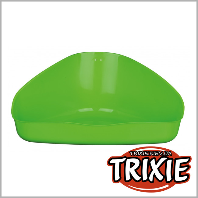 ТРІКСІ Україна - Кутовий туалет для гризунів TRIXIE (Розмір: 45 × 21 × 30 см)