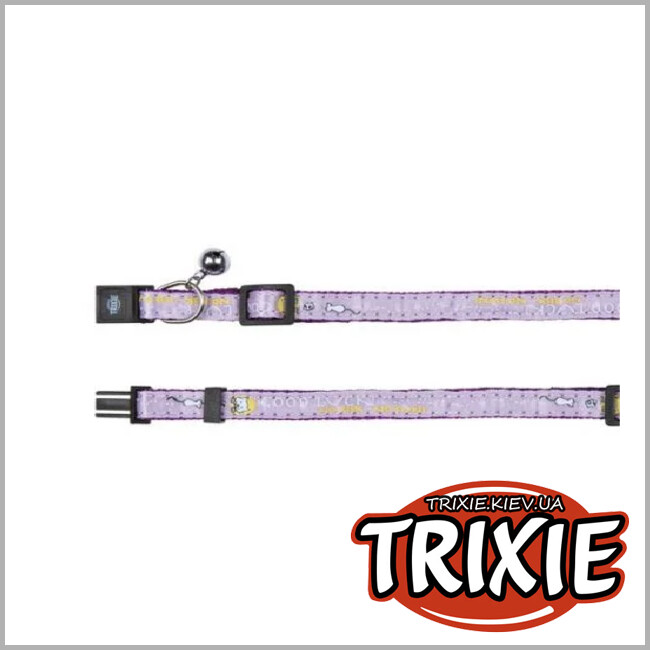 ТРИКСИ Украина - Ошейник с бубенчиком TRIXIE - Good Luck для кота (нейлон, цвета разные)