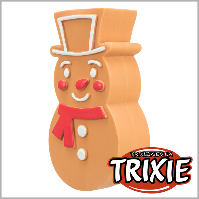 ТРИКСИ Украина - Игрушка " Рождественский Пряник" Trixie 92535 для собак латекс 11см