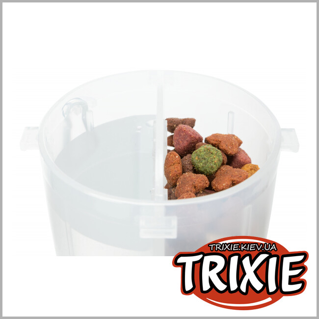 ТРИКСИ Украина - Контейнер д/еды и воды TRIXIE (пластик, 2х0.35л/11х23см)
