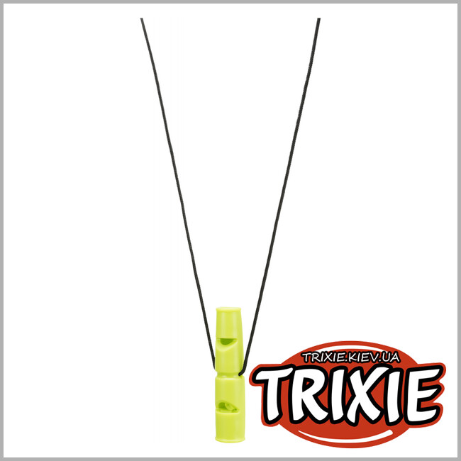 ТРИКСИ Украина - Свисток двухтональный  TRIXIE (пластик, 7.5см)