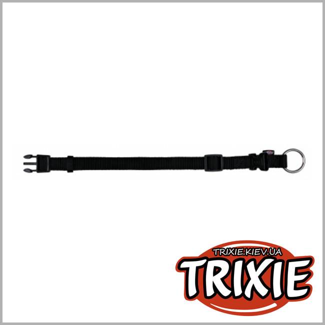 ТРИКСИ Украина - Ошейник для собак TRIXIE - Premium(Размер:35-55см/20мм, Цвет: черн)