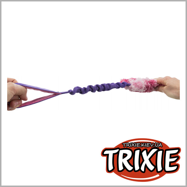 ТРІКСІ Україна - Іграшка з амортизатором для тренування TRIXIE Bungee Fun (з амортизатором 20см/47см)