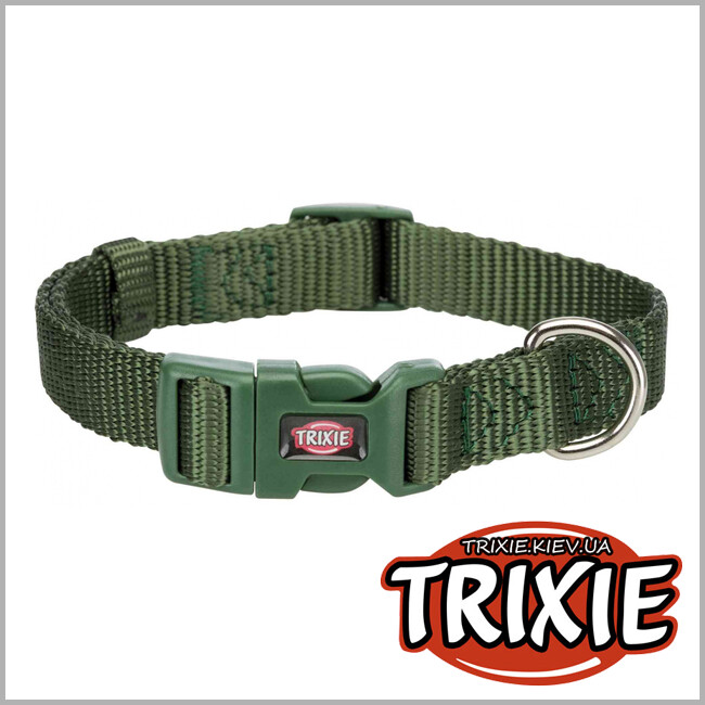 ТРІКСІ Україна - Нашийник Premium-TRIXIE (S: 25-40см/15мм, лісовий)