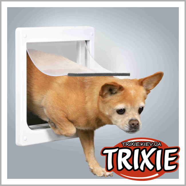 ТРИКСИ Украина - Дверца для животных Trixie 3877 Free Dog 2-Way Flap + тоннельный элемент XS-S 25*29 см