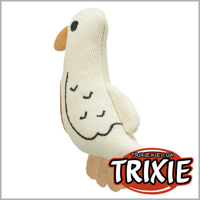 ТРІКСІ Україна - Іграшка для котів Trixie 45667 Пташка тканинна 13 см