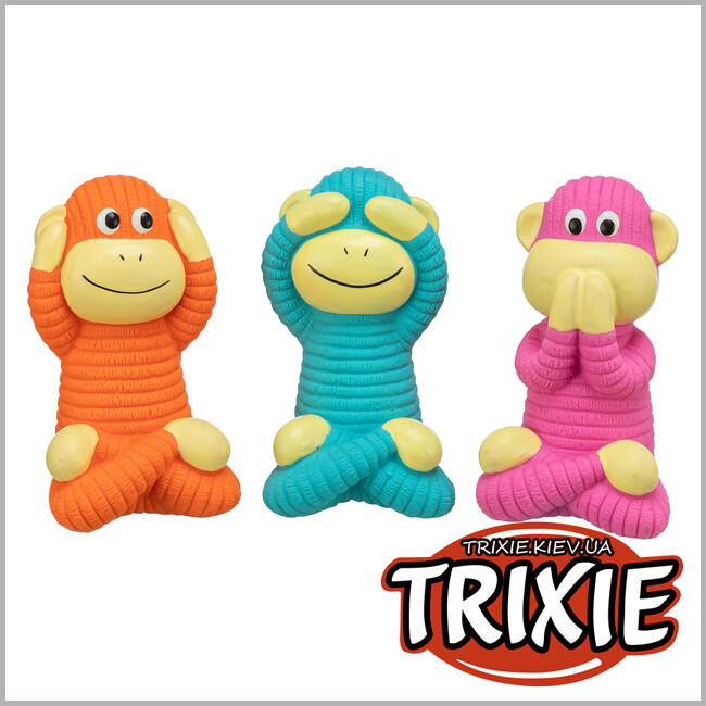 ТРИКСИ Украина - Игрушка для собак Обезьянка Trixie 35523 (латекс), 12см