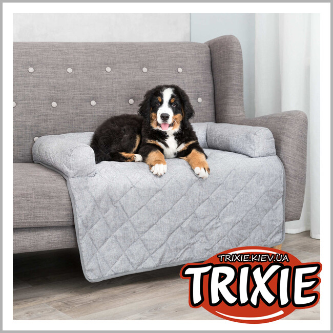 ТРИКСИ Украина - Подстилка на диван Trixie Nero Furniture Protector Dog Bed  (70*90 см светло-серый)