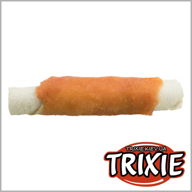 ТРИКСИ Украина - Жевательная палочка с мясом для чистки зубов Trixie Denta Fun Mini (курица 6см / 120g)