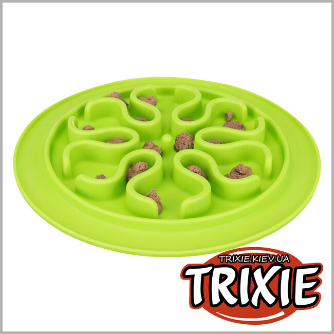 ТРИКСИ Украина - Миска для медленного кормления Trixie Slow Feed (силикон 24см)