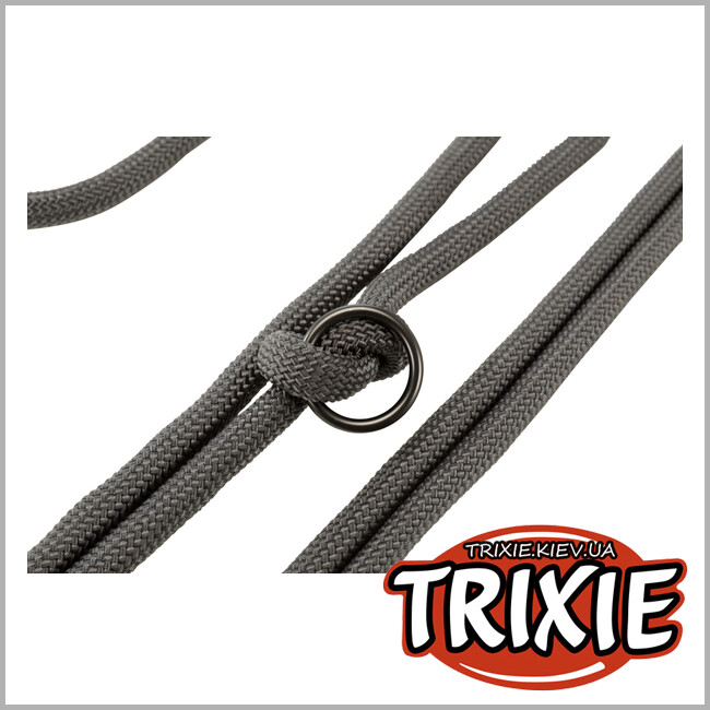 ТРИКСИ Украина - Регулируемый поводок для собак Trixie 17221 "BE NORDIC", S-M: 2.00м/8мм, темно-серый/коричневый