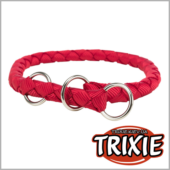 ТРИКСИ Украина - Ошейник-удавка Trixie 144003 для животных "Cavo",L: 47-55см/18мм, красный