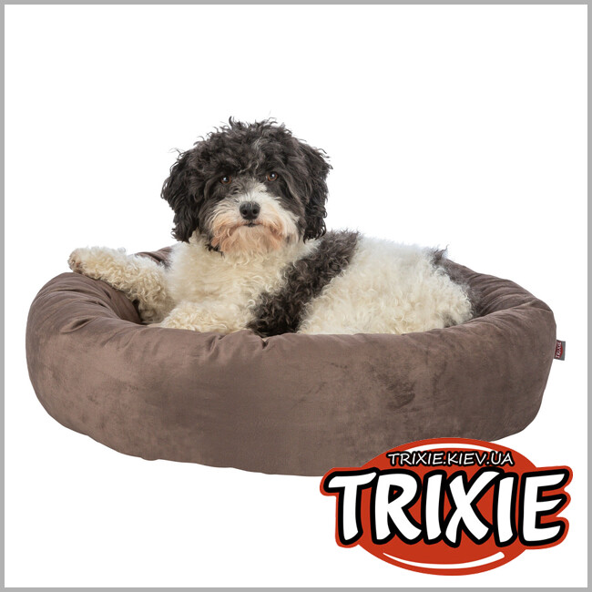 ТРИКСИ Украина - Лежак для собак Trixie 37782 "Lionel" (переработанный флис), 50см, коричневый/беж
