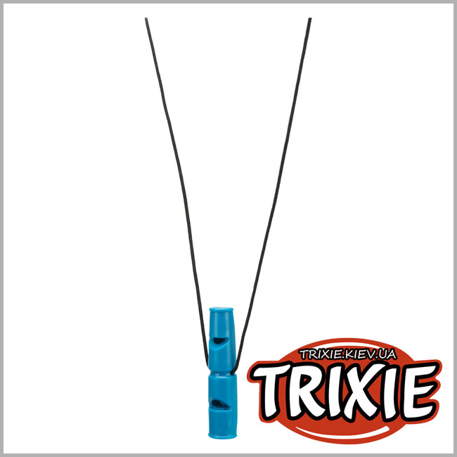 ТРИКСИ Украина - Свисток двухтональный  TRIXIE (пластик, 7.5см)