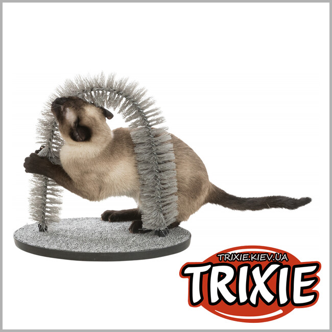 ТРИКСИ Украина - Арка для массажа и ухода за шерстью  Trixie Massage and Fur Care Arch (36х33см)