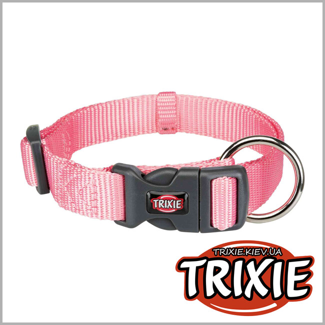 ТРИКСИ Украина - Ошейник Premium-TRIXIE (35–55см/20мм, фламинго)
