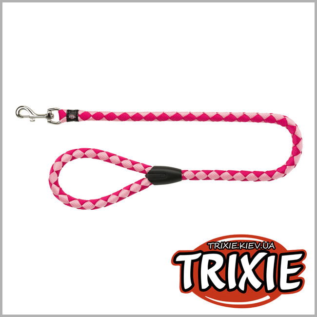 ТРИКСИ Украина - Поводок Cavo-TRIXIE (Размер L-XL: 1м/18м, фламинго/фуксия, нейлон)