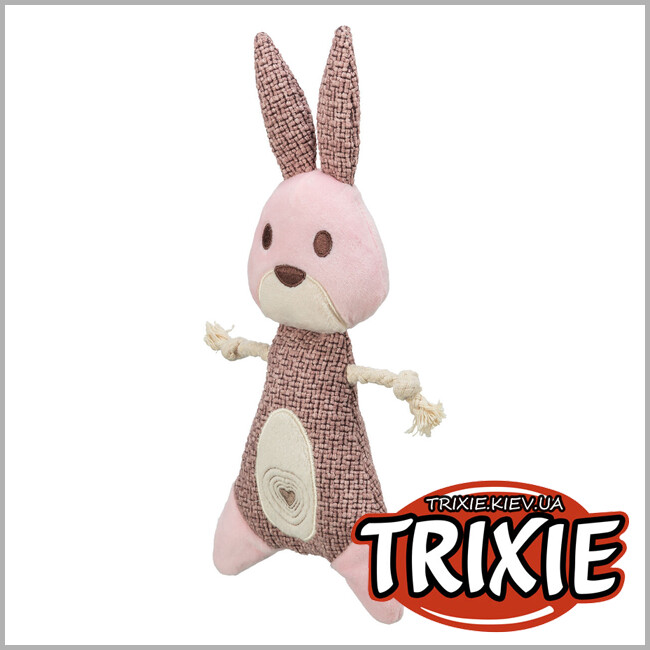 ТРИКСИ Украина - Игрушка Trixie 36154 для собак Заяєць ткани и плюш 24 см