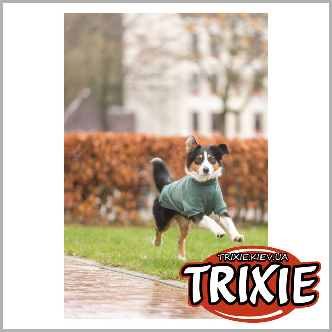 ТРИКСИ Украина - CityStyle свитшот Trixie 680710 "Amsterdam", XXS: 24см, темно-зеленый