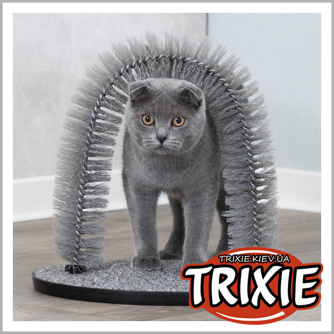 ТРИКСИ Украина - Арка для массажа и ухода за шерстью  Trixie Massage and Fur Care Arch (36х33см)