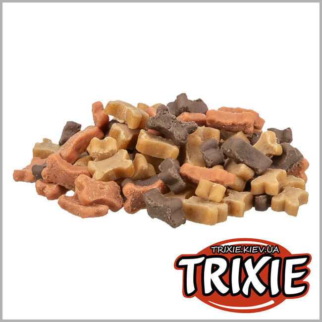 ТРІКСІ Україна - Ласощі для собак Trixie 31523 Trainer Snack Mini Bones з яловичиною, бараниною та птицею 500г