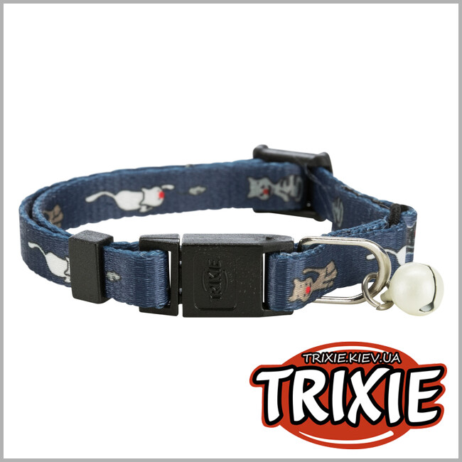 ТРИКСИ Украина - Ошейник для котят TRIXIE - нейлон, с рисунком