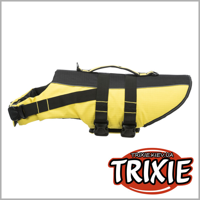 ТРИКСИ Украина - Спасательный жилет д/собак TRIXIE (S Окружность живота: 42-66 см  Длина спинки : 35 см)