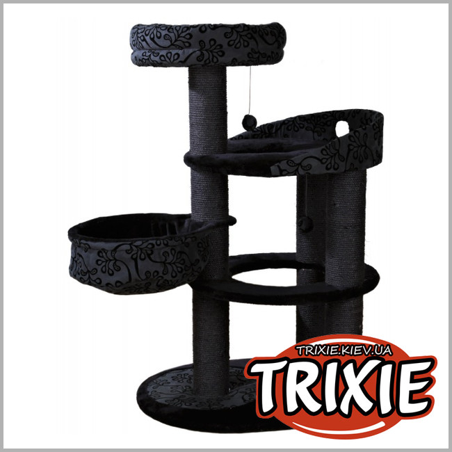 ТРИКСИ Украина - Домик драпак для кошки TRIXIE Filippo (114cm черный/антрацит)