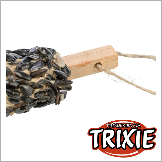 ТРИКСИ Украина - Кормовая планка для птиц Trixie 50681 с семенами подсолнечника 30 см