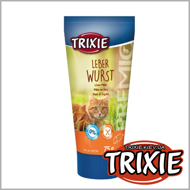 ТРИКСИ Украина - Паста для котов TRIXIE  Leberwurst (печень 75g)